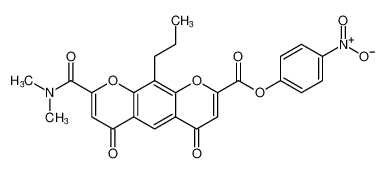 4-nitrophenyl 8-(dimethylcarbamoyl)-4,6-dioxo-10-propyl-4H,6H-pyrano[3,2-g]chromene-2-carboxylate CAS:99370-02-2 manufacturer & supplier