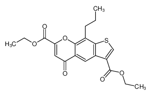 diethyl 4-oxo-9-propyl-4H-thieno[3,2-g]chromene-2,6-dicarboxylate CAS:99370-83-9 manufacturer & supplier