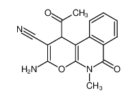 1-acetyl-3-amino-5-methyl-6-oxo-5,6-dihydro-1H-pyrano(2,3-c)isoquinoline-2-carbonitrile CAS:99389-02-3 manufacturer & supplier