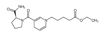 ethyl (S)-5-(3-(2-carbamoylpyrrolidine-1-carbonyl)pyridin-1(4H)-yl)pentanoate CAS:99389-49-8 manufacturer & supplier