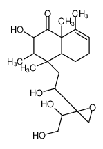 4-{2-[2-(1,2-Dihydroxyethyl)-2-oxiranyl]-2-hydroxyethyl}-2-hydrox y-3,4,8,8a-tetramethyl-3,4,4a,5,6,8a-hexahydro-1(2H)-naphthalenon e CAS:99401-77-1 manufacturer & supplier