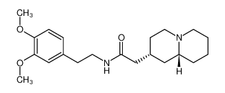 2-(3,4-dimethoxyphenethylcarbamoylmethyl)-1,2,3,4,6,7,8,9-octahydro-9aH-quinolizine CAS:99405-57-9 manufacturer & supplier