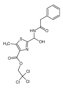 2,2,2-trichloroethyl 2-(hydroxy(phenylacetamido)methyl)-5-methylthiazole-4-carboxylate CAS:99407-31-5 manufacturer & supplier