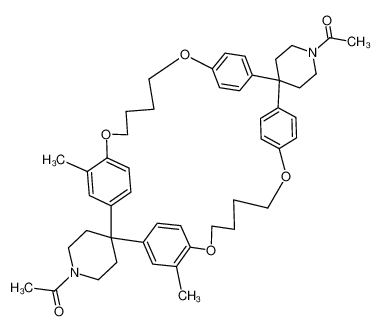 1',1'-diacetyl-8,16-dimethyldispiro(1,6,20,25-tetraoxa(6.1.6.1)paracyclophane-13,4':32,4'-bispiperidine) CAS:99407-89-3 manufacturer & supplier