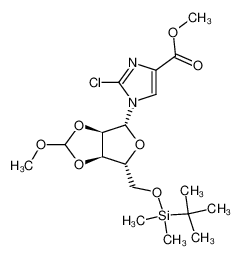 methyl 2-chloro-1-(2,3-O-methoxymethylidene-5-O-tert-butyldimethylsilyl-β-D-ribofuranosyl)imidazole-4-carboxylate CAS:99409-48-0 manufacturer & supplier