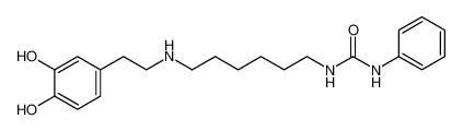 Urea, N-[6-[[2-(3,4-dihydroxyphenyl)ethyl]amino]hexyl]-N'-phenyl- CAS:99415-05-1 manufacturer & supplier