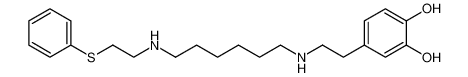 1,2-Benzenediol, 4-[2-[[6-[[2-(phenylthio)ethyl]amino]hexyl]amino]ethyl]- CAS:99415-28-8 manufacturer & supplier