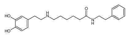 Hexanamide, 6-[[2-(3,4-dihydroxyphenyl)ethyl]amino]-N-(2-phenylethyl)- CAS:99415-32-4 manufacturer & supplier