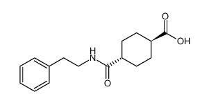 Cyclohexanecarboxylic acid, 4-[[(2-phenylethyl)amino]carbonyl]-, trans- CAS:99425-84-0 manufacturer & supplier