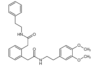 N-(3,4-dimethoxyphenethyl)-2-(2-(2-oxo-2-(phenethylamino)ethyl)phenyl)acetamide CAS:99425-89-5 manufacturer & supplier