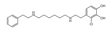 3-chloro-4-(2-((6-(phenethylamino)hexyl)amino)ethyl)benzene-1,2-diol CAS:99426-61-6 manufacturer & supplier