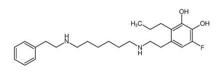 6-fluoro-4-(2-((6-(phenethylamino)hexyl)amino)ethyl)-3-propylbenzene-1,2-diol CAS:99426-77-4 manufacturer & supplier