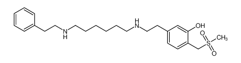 2-((methylsulfonyl)methyl)-5-(2-((6-(phenethylamino)hexyl)amino)ethyl)phenol CAS:99426-92-3 manufacturer & supplier