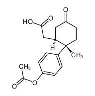 (3R*,4S*)-4-(acetoxyphenyl)-3-carboxymethyl-4-methylcyclohexane-1-one CAS:99432-93-6 manufacturer & supplier