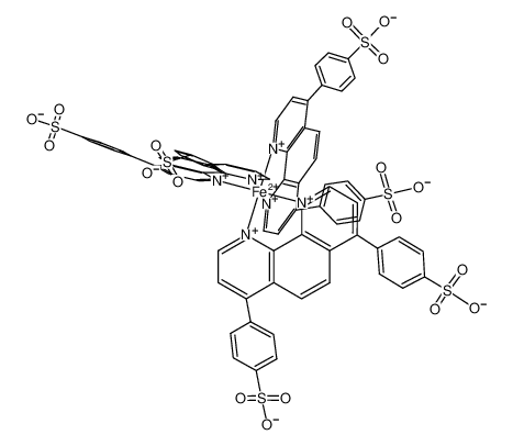 Δ-[Fe(4,7-diphenyl-1,10-phenanthrolinedisulfonate)3](4-) CAS:99437-00-0 manufacturer & supplier