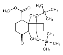 1,6-Dimethyl-10-oxo-2,5-bis-trimethylsilanyloxy-tricyclo[4.4.0.02,5]decane-7-carboxylic acid methyl ester CAS:99443-12-6 manufacturer & supplier