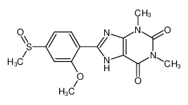 8-(2-Methoxy-4-methylsulfinyl-phenyl)-1-3-dimethyl-1H,3H-purin-2,6-dione CAS:99445-47-3 manufacturer & supplier