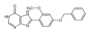 6H-Purin-6-one, 1,7-dihydro-8-[2-methoxy-4-(phenylmethoxy)phenyl]- CAS:99445-70-2 manufacturer & supplier