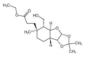 3-((3aR,4aR,5R,6S,8aR,8bR)-5-Hydroxymethyl-2,2,6-trimethyl-octahydro-benzo[4,5]furo[2,3-d][1,3]dioxol-6-yl)-propionic acid ethyl ester CAS:99457-78-0 manufacturer & supplier