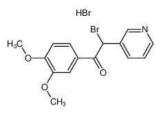 2-Bromo-1-(3,4-dimethoxyphenyl)-2-(pyridin-3-yl)ethanone Hydrobromide CAS:99466-50-9 manufacturer & supplier