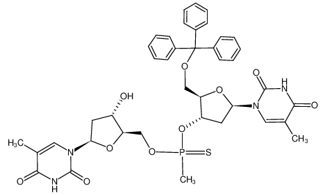 5'-O-tritylthymidine 3'-O(5'-O-thymidylyl)methylphosphonothioate CAS:99468-01-6 manufacturer & supplier