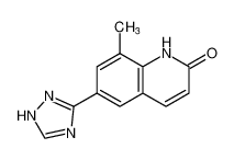 2(1H)-Quinolinone, 8-methyl-6-(1H-1,2,4-triazol-3-yl)- CAS:99471-12-2 manufacturer & supplier