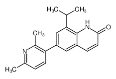 6-(2,6-Dimethyl-pyridin-3-yl)-8-isopropyl-1H-quinolin-2-one CAS:99471-39-3 manufacturer & supplier