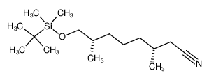 (3R,7S)-8-((tert-butyldimethylsilyl)oxy)-3,7-dimethyloctanenitrile CAS:99474-33-6 manufacturer & supplier