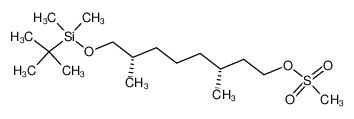 (3R,7S)-8-((tert-butyldimethylsilyl)oxy)-3,7-dimethyl-1-octyl methanesulfonate CAS:99474-41-6 manufacturer & supplier