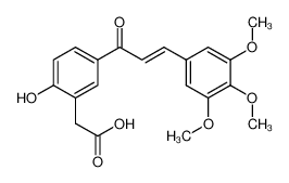 5-[3-(3,4,5-Trimethoxy phenyl)-1-oxo-2-propenyl]-2-hydroxy-benzeneacetic acid CAS:99480-64-5 manufacturer & supplier