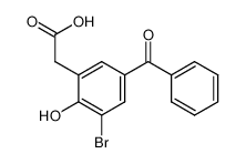 5-Benzoyl-3-bromo-2-hydroxy-benzeneacetic acid CAS:99480-94-1 manufacturer & supplier