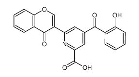 4-(2-hydroxybenzoyl)-6-(4-oxo-4H-1-benzopyran-3-yl)pyridine-2-carboxylic acid CAS:99488-41-2 manufacturer & supplier