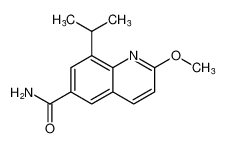 6-Quinolinecarboxamide, 2-methoxy-8-(1-methylethyl)- CAS:99492-87-2 manufacturer & supplier