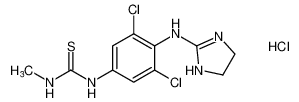 1-(3,5-dichloro-4-((4,5-dihydro-1H-imidazol-2-yl)amino)phenyl)-3-methylthiourea hydrochloride CAS:99497-62-8 manufacturer & supplier