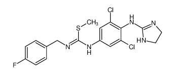 methyl (Z)-N-(3,5-dichloro-4-((4,5-dihydro-1H-imidazol-2-yl)amino)phenyl)-N'-(4-fluorobenzyl)carbamimidothioate CAS:99497-77-5 manufacturer & supplier