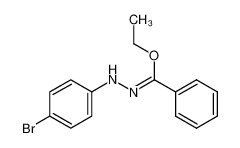 N-(4-bromophenyl)benzenecarbohydrazonic acid, ethyl ester CAS:99504-67-3 manufacturer & supplier