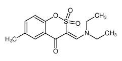 3-((Diethylamino)methylen)-3,4-dihydro-6-methyl-4-oxo-1,2-benzoxathiin-2,2-dioxid CAS:99505-15-4 manufacturer & supplier