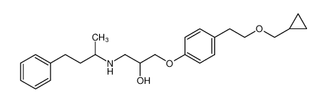 1-(4-(2-(cyclopropylmethoxy)ethyl)phenoxy)-3-((4-phenylbutan-2-yl)amino)propan-2-ol CAS:99507-20-7 manufacturer & supplier