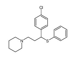 Piperidine, 1-[3-(4-chlorophenyl)-3-(phenylthio)propyl]- CAS:99507-45-6 manufacturer & supplier