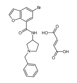 N-(1-benzyl-3-pyrrolidinyl)-5-bromobenzo[b]furan-7-carboxamide fumarate CAS:99517-43-8 manufacturer & supplier