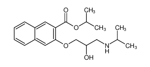 isopropyl 3-(2-hydroxy-3-(isopropylamino)propoxy)-2-naphthoate CAS:99518-65-7 manufacturer & supplier