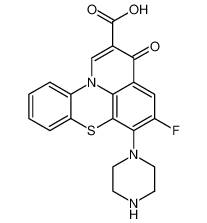 5-fluoro-3-oxo-6-(piperazin-1-yl)-3H-pyrido[3,2,1-kl]phenothiazine-2-carboxylic acid CAS:99519-65-0 manufacturer & supplier