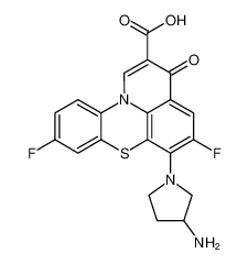 6-(3-aminopyrrolidin-1-yl)-5,9-difluoro-3-oxo-3H-pyrido[3,2,1-kl]phenothiazine-2-carboxylic acid CAS:99519-71-8 manufacturer & supplier