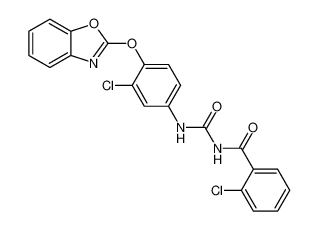 N-((4-(benzo[d]oxazol-2-yloxy)-3-chlorophenyl)carbamoyl)-2-chlorobenzamide CAS:99521-08-1 manufacturer & supplier