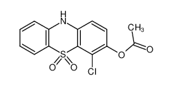 Acetic acid 4-chloro-5,5-dioxo-5,10-dihydro-5λ6-phenothiazin-3-yl ester CAS:99525-83-4 manufacturer & supplier