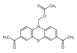 Ethanone, 1,1'-[10-[(acetyloxy)methyl]-10H-phenothiazine-3,7-diyl]bis- CAS:99526-42-8 manufacturer & supplier