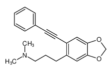 1,3-Benzodioxole-5-propanamine, N,N-dimethyl-6-(phenylethynyl)- CAS:99527-75-0 manufacturer & supplier