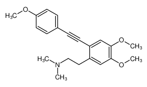 2-(4,5-dimethoxy-2-((4-methoxyphenyl)ethynyl)phenyl)-N,N-dimethylethan-1-amine CAS:99527-93-2 manufacturer & supplier