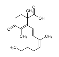 1,3-dimethyl-2-((1E,3Z)-3-methylocta-1,3-dien-1-yl)-4-oxocyclohex-2-ene-1-carboxylic acid CAS:99528-40-2 manufacturer & supplier