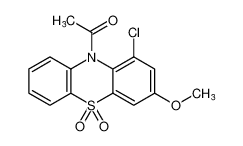 10H-Phenothiazine, 10-acetyl-1-chloro-3-methoxy-, 5,5-dioxide CAS:99536-10-4 manufacturer & supplier